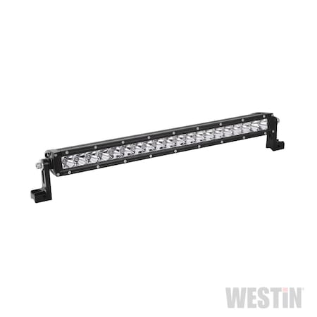 Westin Automotive XTREME LED LIGHT BAR LOW PROFILE SINGLE ROW 20 INCH FLEX W/5W CREE, BLACK , HARNESS & BRACKETS INCL 09-12270-20S